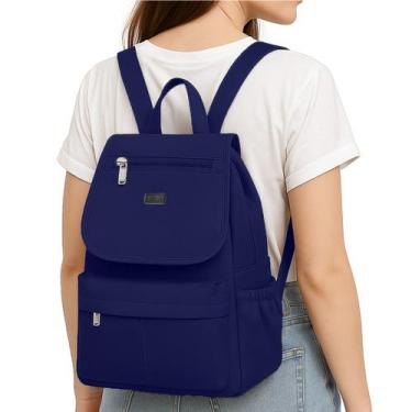 Imagem de Mochila Pequena Feminina Bolsa Grande Casual Trabalho Escola Casual Al