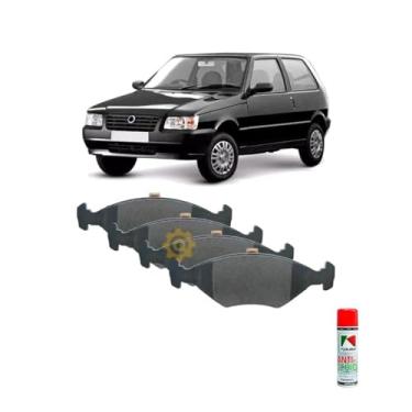 Imagem de Kit Pastilha de Freio Uno Mille Fire 2009 + Anti Chio KOUVE 250ml