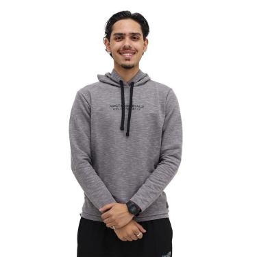 Imagem de Blusa Applicato Moletom Manga Longa Com Capuz-Masculino
