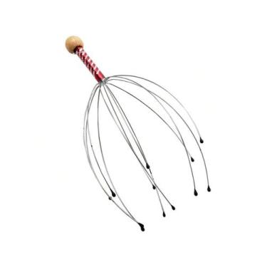 Imagem de Massageador Manual Capilar Cabeça Anti-Estress Relaxar Relaxante Cores