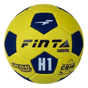 Imagem de Bola De Handebol Infantil H1l Pvc Matrizada Finta Cor Amarelo-Unissex