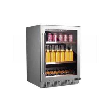 Imagem de CERVEJEIRA EVOL EM AÇO INOX E VIDRO DUPLO ABERTURA PARA O LADO DIREITO 135L 220V 175W  JC-145C Inox / 220