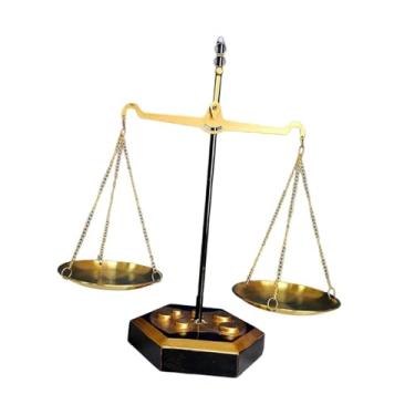 Imagem de Vaveren Expositor de joias Libras, decoração para escritório de advocacia, artesanato, balança da justiça para estante, presente de boas-vindas, corredor, Style a L