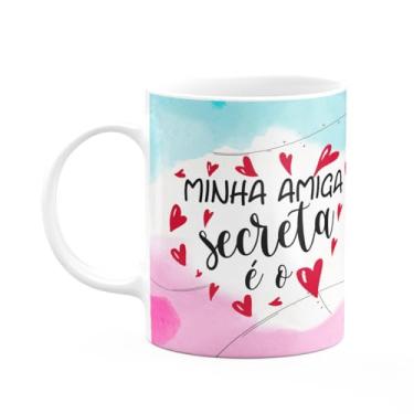 Imagem de JPS INFO, Caneca - Minha amiga secreta é o meu amor... 325ml - Branca