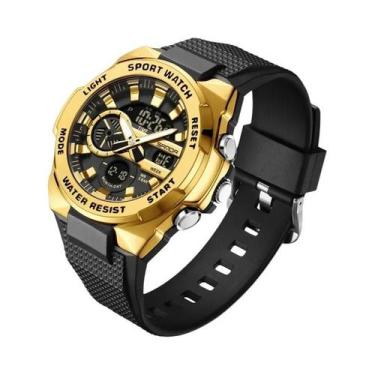 Imagem de Relógio Tático Militar Masculino Com Grande Mostrador Marca SANDA Reló