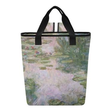 Imagem de Joitme Claude Monet Water Nenúfares Pintura a Óleo Cooler Lancheiras Isoladas 36 Latas Saco de Piquenique 35 x 15 x 40 cm