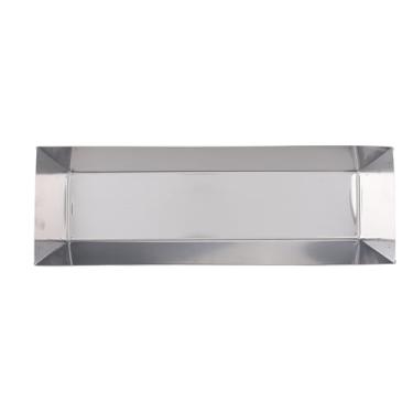 Imagem de Fabater Bandeja de Lama de Aço Inoxidável de Alta Resistência de 14 Polegadas Suavemente Balde de Bandeja de Ferramentas de Drywall para Mistura de Tinta de Massa de Argamassa de Cimento, para Uso Versátil