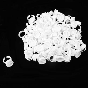 Imagem de Yinhing 500 Unidades de Copos de Anel de Tinta Descartáveis, Recipientes de Acessórios de Pigmento de Maquiagem, Não Duráveis, Seguros para Artistas Profissionais, Vários Tamanhos (500 unidades)