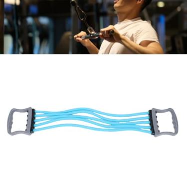 Imagem de Ymiko Conjunto de Faixas de Resistência Faixas de Treinamento de Força de Tensão Ajustáveis ​​para Exercícios de Fitness Em Casa Academia 5 Tubos TPR Elásticas de Exercícios