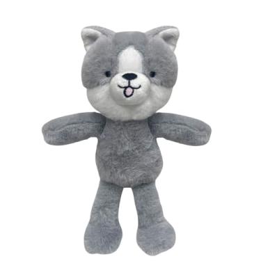 Imagem de Bicho de Pelúcia Laço Bebê (Cão Boo Cinza)