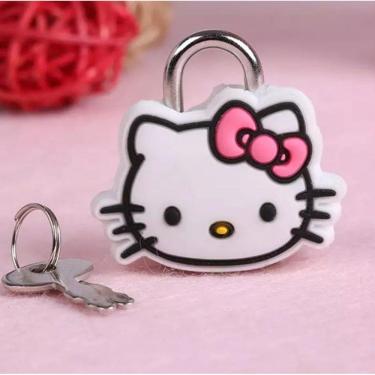 Imagem de Cadeado Gatinho Rosa Hello Kitty 20mm