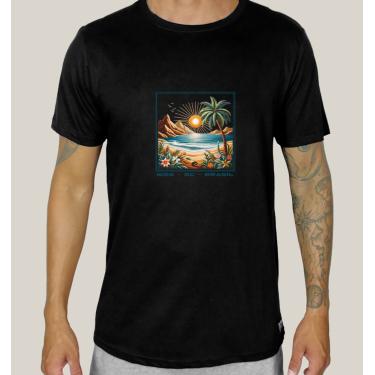 Imagem de Camiseta Masculina Algodão Prime WSS Seaside