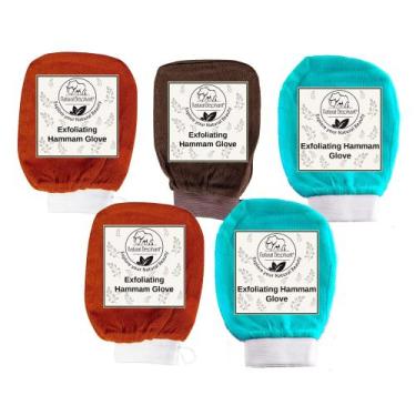 Imagem de Luva esfoliante Hammam Natural Elephant Face Body, pacote 5/10