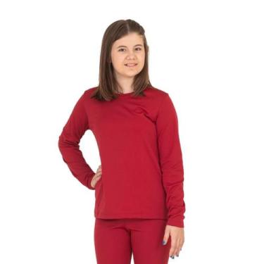 Imagem de Blusa Térmica Infantil Unissex Juvenil Segunda Pele Peluciada 1-2-3-4-