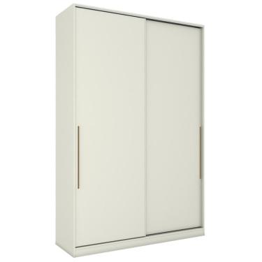 Imagem de Guarda Roupa Casal Modulado Seletto 2 Portas de Correr 3 Gavetas MDF Areia Móveis Henn