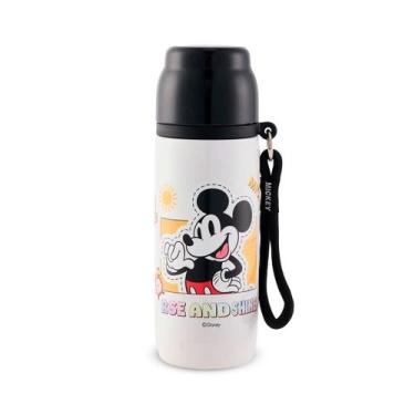 Imagem de Garrafa Mickey Mouse Ativazamento Robusta Escolar Infantil Disney 500m