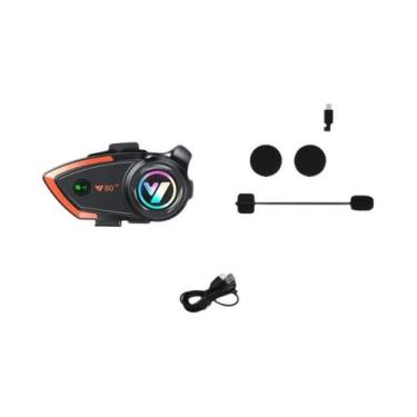 Imagem de Fone De Ouvido Bluetooth Para Motocicleta Y80-2X Intercomunicador Para