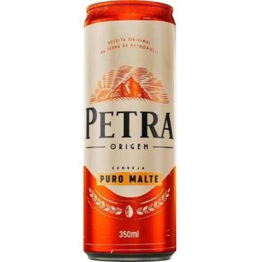 Imagem de Cerveja Petra Origem Lager americanaloira lata 350ml 12 u
