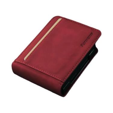 Imagem de Capa Carteira Retrô De Couro De Luxo Para Samsung Galaxy Z Flip 7 6 5 