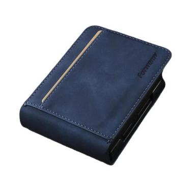 Imagem de Capa Carteira Retrô De Couro De Luxo Para Samsung Galaxy Z Flip 7 6 5 