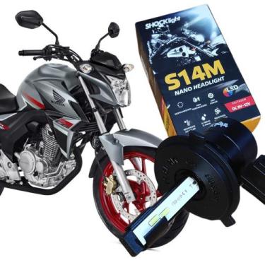 Imagem de Lâmpada Super Led Honda Cb 250 Twister Headligth Nano S14 H4 - SHOCKLI