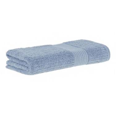 Imagem de Toalha de Rosto Buddemeyer Fio Penteado Canelado 48x85cm, Azul 1250