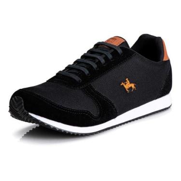Imagem de Sapatenis Tênis Sapato Polo Vili Masculino Confortável, Preto, Caramel