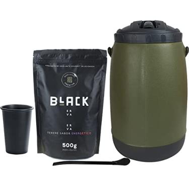 Imagem de KIT COMPLETO COPO + BOMBA + GARRAFA + TERERE BLACK ERVA (Energético)