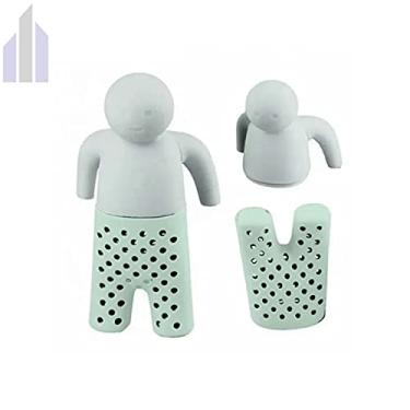 Imagem de Infusor de Chá em Silicone Homem Boneco Mr. Tea Cor:Verde Claro