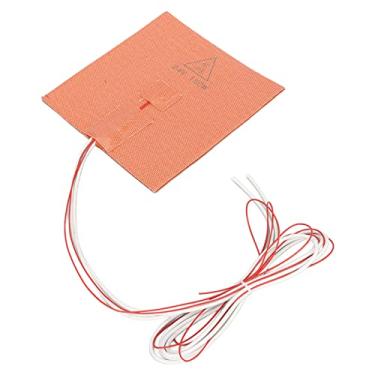 Imagem de Cama quente de aquecimento rápido 3D, Cama quente de borracha de silicone de baixa potência, resistência a altas temperaturas 150 x 150 mm acessórios para impressora 3D, almofada de