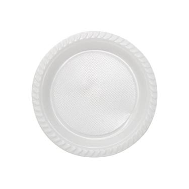 Imagem de Prato Fundo Descartável Branco 25cm 10und