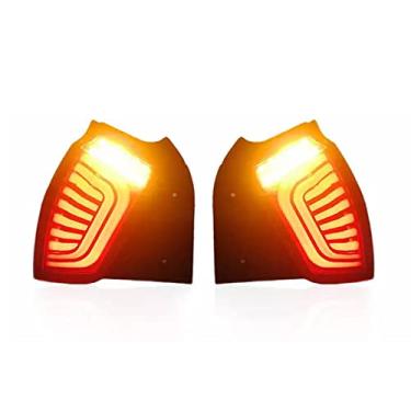 Imagem de MALOOS Carro LED Luz traseira Luz indicadora de seta traseira Lâmpada Freio Luzes de ré Acessórios modificados Para Hyundai Santro 2018 2019