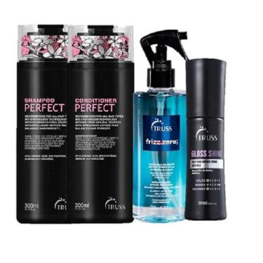 Imagem de Truss Perfect Kit Shampoo 300ml Condicionador 300ml Frizz Zero 260ml G