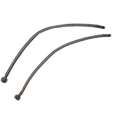 Imagem de Engate Rabicho Monocomando Par Mangueira Agua Quente Fria Flexivel Misturador Pia Torneira