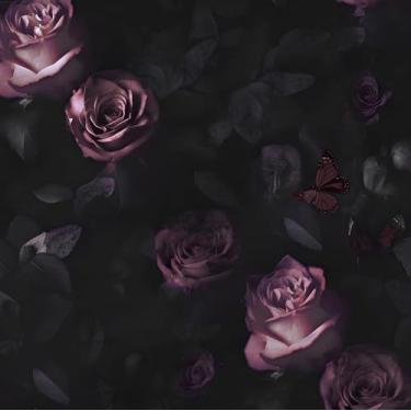 Imagem de Papel de parede floral escuro descasque e cole, papel de contato preto rosa flores rosa 44,5 cm x 1,000 cm, murais de parede vintage autoadesivos removíveis à prova d'água para prateleiras de quarto,