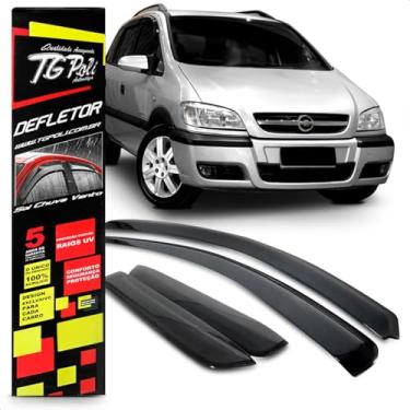 Imagem de Calha Chuva Defletor Zafira 4 Portas 2001 2002 2003 2004 2005 2006 2007 2008 2009 2010 2011 Fumê