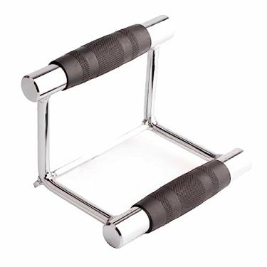 Imagem de Barra de Pressão Em Forma de V para Baixo, Alça de Borracha de Aço Inoxidável Multifuncional, Alça de Treinamento de Remo para Treinamento Físico