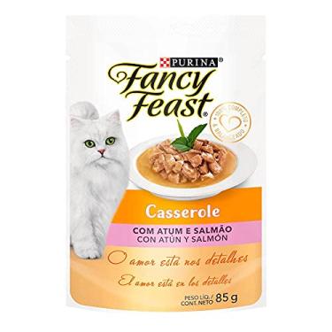 Imagem de Purina Fancy Feast Nestlé Purina Fancy Feast Ração Úmida Para Gatos Casserole Atum & Salmão 85G