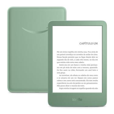 Imagem de Novo Kindle (16 GB - modelo 2024) - Leve e compacto, com tela antirreflexo, trocas de página mais rápidas, luz frontal ajustável e bateria de longa duração - Cor Verde