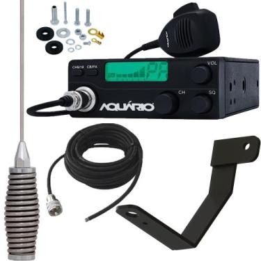 Imagem de Radio PX 40 Canais Rp-40 Antena Marinox 2,70 metros B-2003 Cabo 5,5 me