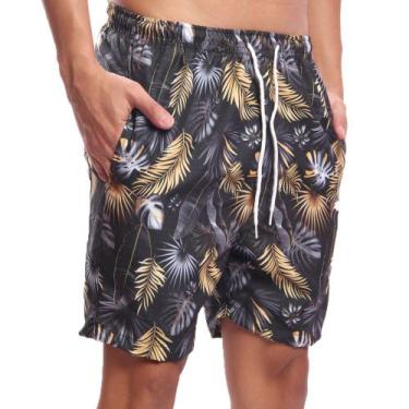 Imagem de Shorts Estampado estilo Mauricinho - Ox Silver, Masculino, G, Preto, A