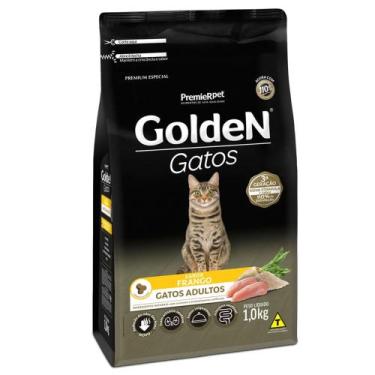 Imagem de Ração Golden Gatos Adultos Sabor Frango, 1kg