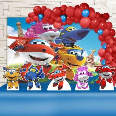 Imagem de Kit Festa Ouro Super Wings - IMPAKTO VISUAL