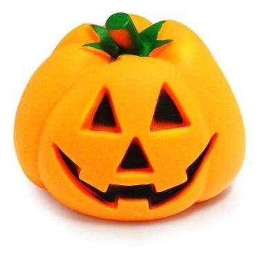 Imagem de Brinquedo para Cães Abóbora Halloween Vinil - Petmart