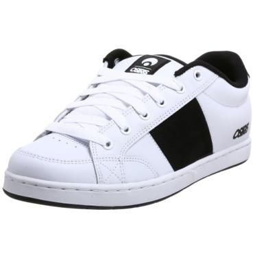 Imagem de Osiris Tênis masculino Clint, Nobuck branco/preto, 5