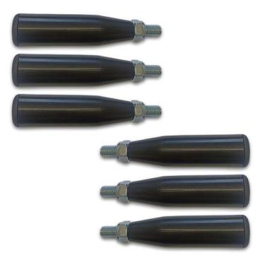 Imagem de Kit 06 unidades Cabo Giratório M10 Manípulo para Volante Torno Fresas 