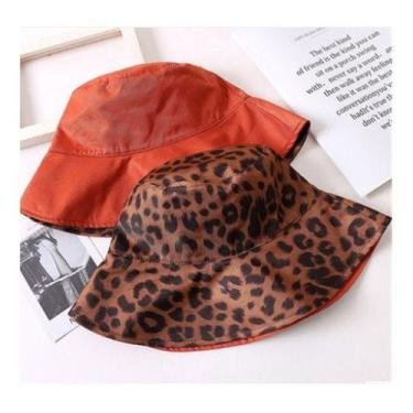 Imagem de Chapéu Bucket Pescador Bacia Respirável Dupla Face Oncinha - oem, Amar