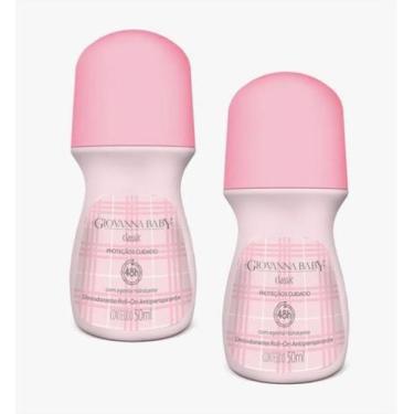 Imagem de Desodorantes roll on classic 50ml giovanna baby  kit c/2 