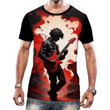 Imagem de Camiseta Camisa Tshirt Animais Guitarrista Guitarra Música 4 - Enjoy S