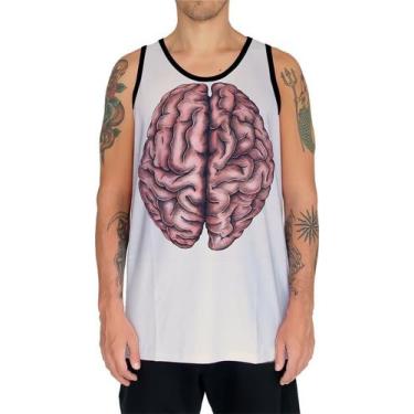Imagem de Camiseta Regata Cérebro Inteligência Mental Psicologia HD 10 - Enjoy S
